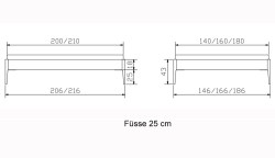 Pieve-25-cm-Fusse